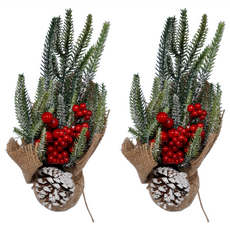 紅果加霜聖誕樹 Set, 30cm