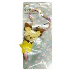 TAKARA TOMY A.R.T.S Pokepeace 絨毛掛鍊, 9cm, 皮丘 黃色, 1個