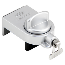 GUARD 兒童安全鋁窗鎖 小確保環 適用於2.45-4.35cm軌距窗戶, 1個