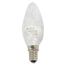 DANCELIGHT 舞光 羅浮宮蠟燭燈E14 4W, 黃光, 1入