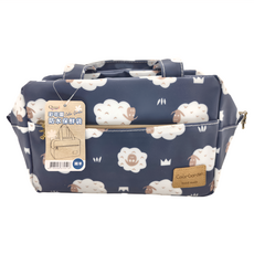 Quasi 彩花園 防水保鮮袋，外層防水耐髒污，內層高品質錫箔，保冷保溫效果佳, 24 x 13 x 15cm, 綿羊, 1個