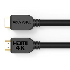 POLYWELL 寶利威爾 HDMI 2.0 傳輸線 60Hz UHD PW15-W60-G020, 2m, 1條