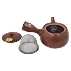 美濃燒竹花急須壺 日本製, XL06022-8, 380ml, 1個