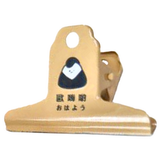 CCHING 青青文具 小呸角 簡單生活 金屬文件夾, 74 x 48 x 30mm, 1個, 1個