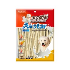 A star 潔牙嚼嚼棒 天然成分製成, 牛奶, 360g, 1包