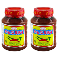 香山 辣椒醬, 650g, 2罐