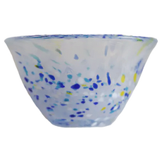 Tomi CRAFT 清酒杯 茶杯, 7.7x4.5cm, 70ml, 蘇打玻璃, 藍色, 1個