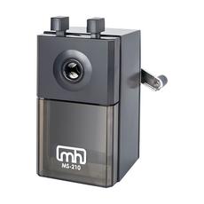 mh 明祥 MS-210 大小通吃 可調整筆尖粗細型削筆機, 黑色, 1個