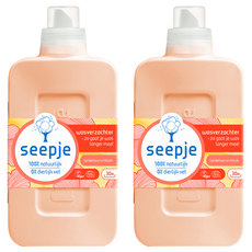 seepje 喜雅 無患子柔軟精, 100% 天然, 檀香&水蜜桃, 750ml, 2瓶