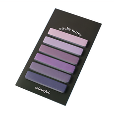 莫蘭迪索引貼 便利貼, 紫色系, 10個, 1組