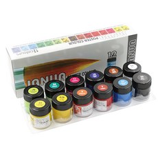 JANUA 老人牌廣告顏料(30ml) 24色套裝, 12色