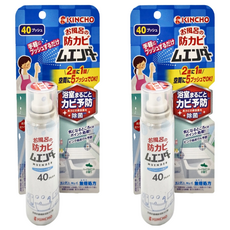 KINCHO 金鳥 浴室防霉噴霧 40 Push, 哈薄荷香味, 40ml, 2瓶