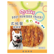 Qt baby 大肚量香烤雞柳條, 活力健康, 寵物專用, 雞肉, 300g, 1包