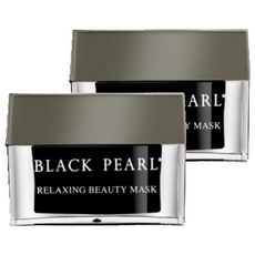 SEA OF SPA Black Pearl 放鬆美容面膜, 2罐, 1入