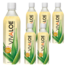 VIVALOE 纖薈 原味蘆薈風味飲, 500ml, 6瓶