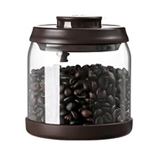 德利生活 密封玻璃咖啡罐 600ml, 1個