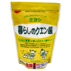 MIYOSHI 檸檬酸清潔粉, 330g, 日本生產, 1包