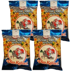 Dua Kelinci MIX NUT KACANG CAMPUR 綜合脆豆, 75g, 4包