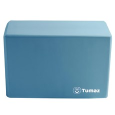 Tumaz 月熊 50D 高密度 天空藍 瑜珈輔助磚 瑜珈用品, 1個, 7.5cm