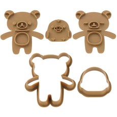 CP 拉拉熊餅乾模3入組 - 可愛造型 輕鬆製作萌趣餅乾 親子烘焙首選, 1入