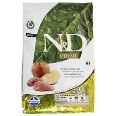 Farmina 法米納 全齡貓 N&D天然頂級無穀系列 乾飼料 GC-5, 野豬蘋果, 5kg, 1袋