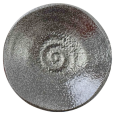 佐和陶瓷 渦黑14.5圓皿 日本製, 1個