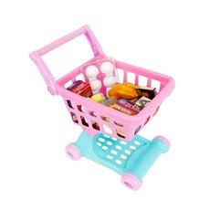 B.toys 小花籃購物車玩具組-具粉色購物車(bt), 混和顏色, 1組