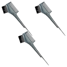 FAWEIO 髮葳鵝 直毛染髮梳 SM-002-2-3, 銀色, 3支