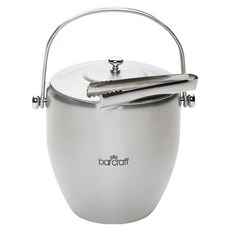 bar craft 不鏽鋼冰桶 + 冰夾 附蓋, 3.1L, 1個