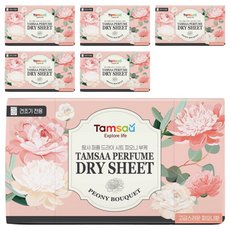 Tamsaa 衣物柔軟香氛烘衣片 Peony Bouquet, 130張, 6盒