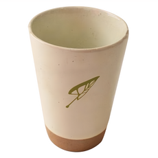 SAWATOUKI 綠葉禪風湯吞杯 精緻陶瓷工藝 耐熱耐用, 綠葉禪風, 1個