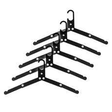 Chill Outdoor 鋁合金折疊衣架,5個,顏色隨機 - 輕巧便攜,節省空間,多種衣物適用