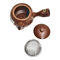 美濃燒 竹花急須壺, 陶瓷材質, 容量380mL, 1個