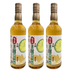TTL BIO-TECH 台酒生技 寡糖果醋 金結檸檬, 600ml, 3瓶