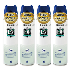 小林製藥 瞬間浴廁用除臭噴霧 清新綠, 280ml, 4瓶