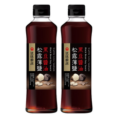 萬家香 玩味廚房松露薄鹽黑豆醬油 使用珍稀白松露與黑松露 無麩質醬油, 350ml, 2瓶