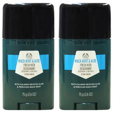 THE BODY SHOP 美體小舖 瑪卡根蘆薈清新體香膏 男士專用 75g, 2瓶