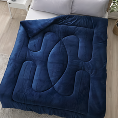 Ishur 伊舒爾 石墨烯法蘭絨暖暖被 150 x 200cm 藏藍色 2kg