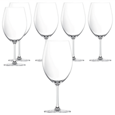 LUCARIS 曼谷系列 無鉛水晶波爾多紅酒杯, Set 6, 高226mm, 745ml, 6個