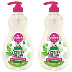 dapple baby 奶瓶及餐具清潔液，500ml, 2瓶