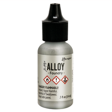 Ranger 酒精墨水 金屬色 ALLOY RG-71808 FOUNDRY 鑄鐵銀, 14ml, 1罐