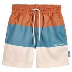 playshoes 抗uv防曬速乾男童海灘褲-簡約色塊