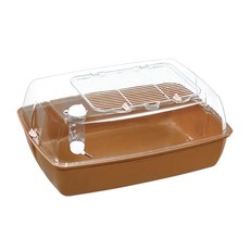 MARUKAN CASA 刺蝟舒適籠, 附水瓶, 透明塑膠屋頂, MLP-06, 1個