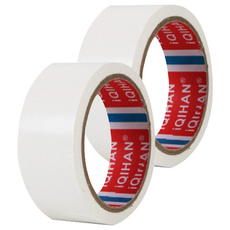 iQIHAN 高黏度強力布膠帶 30mm x 20m 白色, 2捲