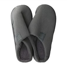 ROYALLIN 蘿林嚴選 男款毛絨拖鞋 保暖室內拖鞋, 44-45, 灰色