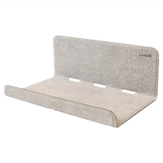 LHiDS EasyHouse 微型壁掛式彎折層架 客廳臥室書桌收納, 質感灰, 1個