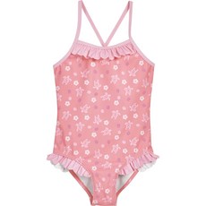 Playshoes 抗UV防曬 女童連身泳衣 可愛風