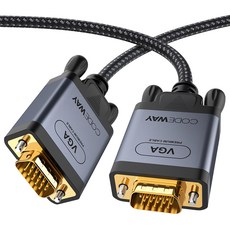 CODEWAY VGA to VGA 影音螢幕傳輸線 公對公, 1條, 5m