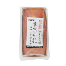 栗原園東京牛乳風味磅蛋糕, 180g, 1個