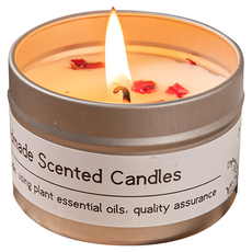 小麥購物 香氛蠟燭 Y972, 牡丹, 88g, 3個